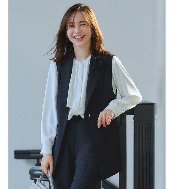 ANY SIS「セレモニーダブルクロス ジレ」|その他|