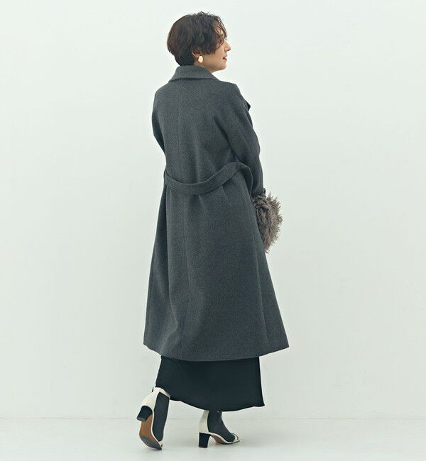 NOLLEY'S sophi「【一部WEB限定色】アンゴラビーバーベルテッドロングコート」|その他|