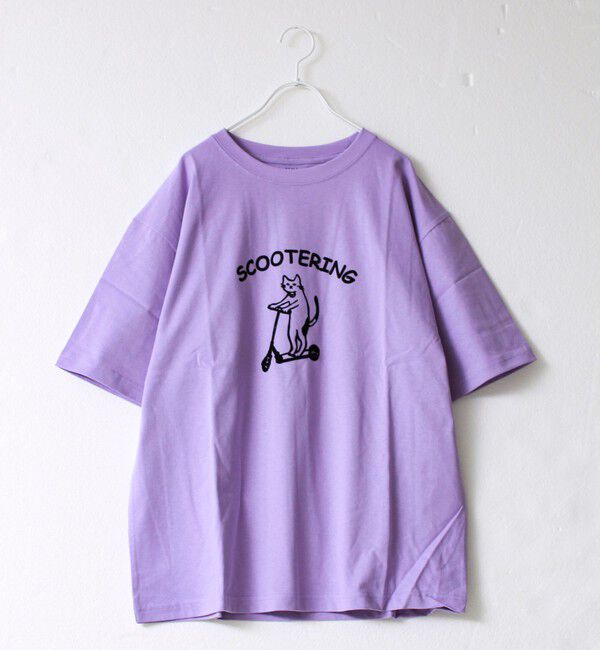 FREDY MAC「【マックT】【SCOOTERING TAMA】original body T-shirts」|Tシャツ・カットソー|ラベンダー