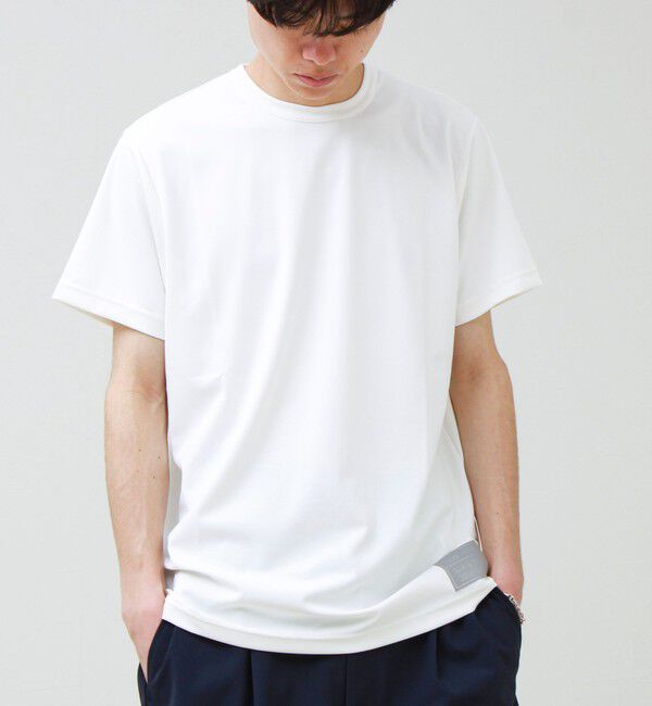 GLOSTER「【TAION / タイオン】ベーシックスポーツ UV 高反発ストレッチ カットソー」|Tシャツ・カットソー|オフホワイト
