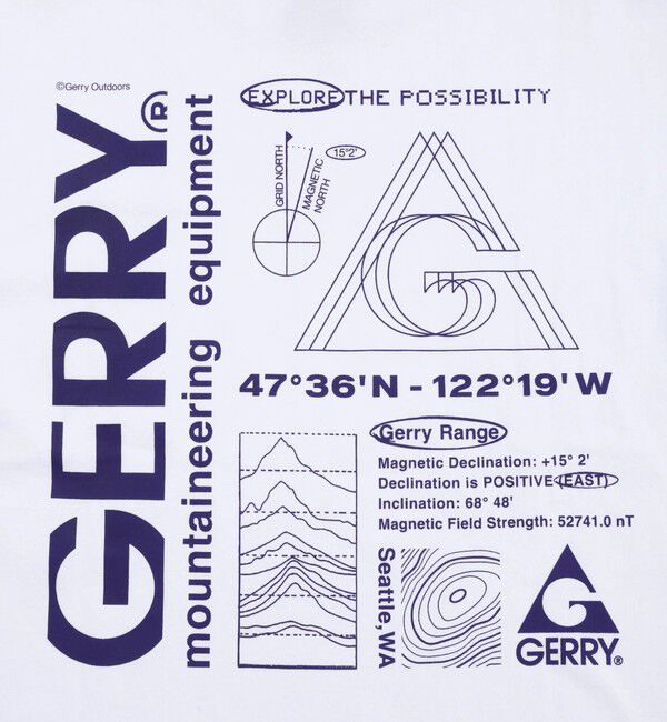 GLOSTER「【GERRY/ジェリー】7.5oz Heavy Jersey S/S Graphic Tee」|Tシャツ・カットソー|