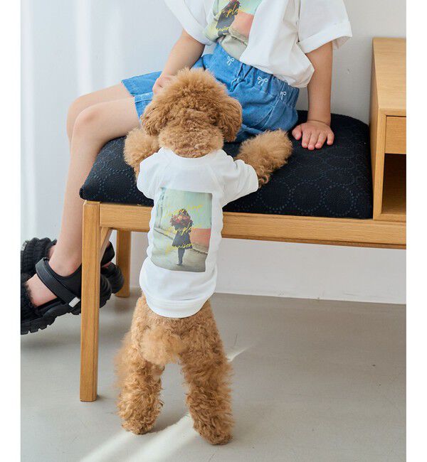 ROPE PICNIC PASSAGE「【DOG】RENUフォト&ロゴTシャツ/リンクコーデ」|その他|ホワイト系(12)