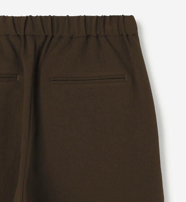 Morris & Sons「MORRIS & SONS | ポリエステルダブルクロス ワイドイージーパンツ WOMEN」|チノ|