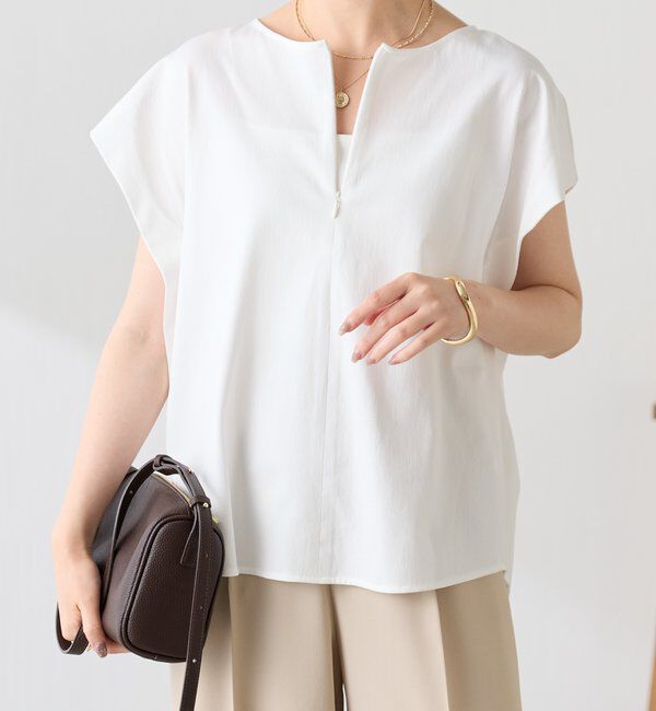  「《ホワイト6日0:00再販売決定》トリコットフレンチカットソー」|Tシャツ・カットソー|