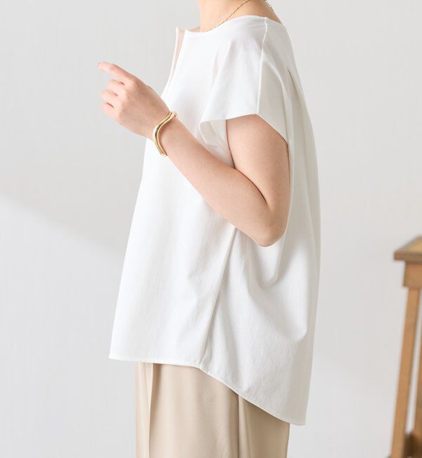  「《ホワイト6日0:00再販売決定》トリコットフレンチカットソー」|Tシャツ・カットソー|
