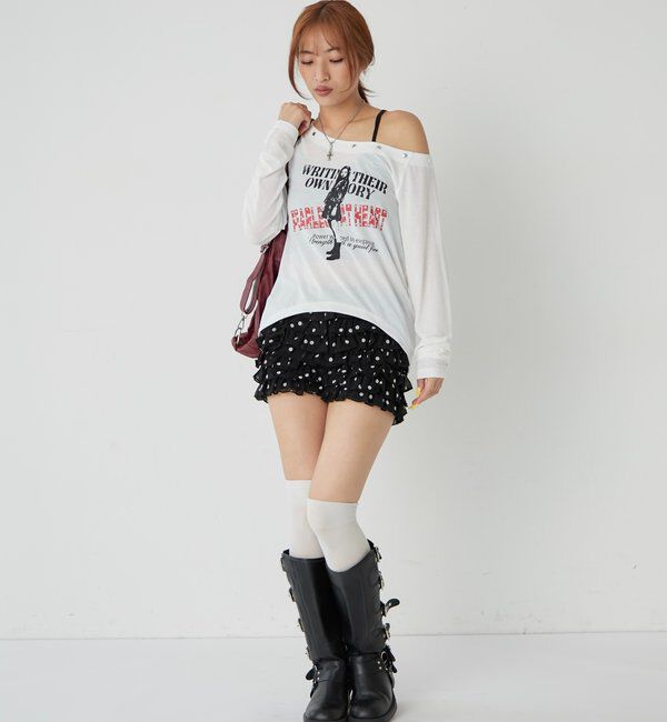  「エリオットラウンドヘムシアートップス」|Tシャツ・カットソー|