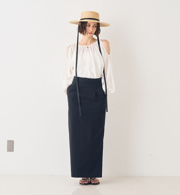 Rouge vif「【一部店舗限定】オープンショルダーブラウス」|シャツ・ブラウス|