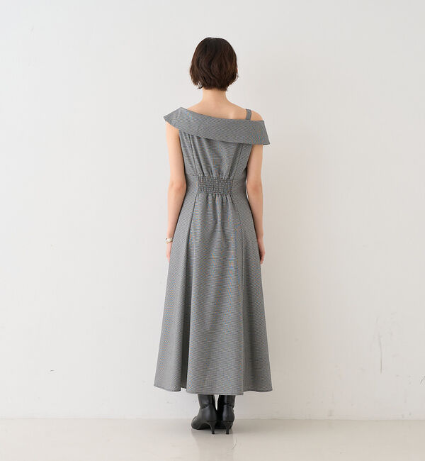 Rouge vif「【一部店舗限定】アシメショルダーワンピース」|ワンピース|