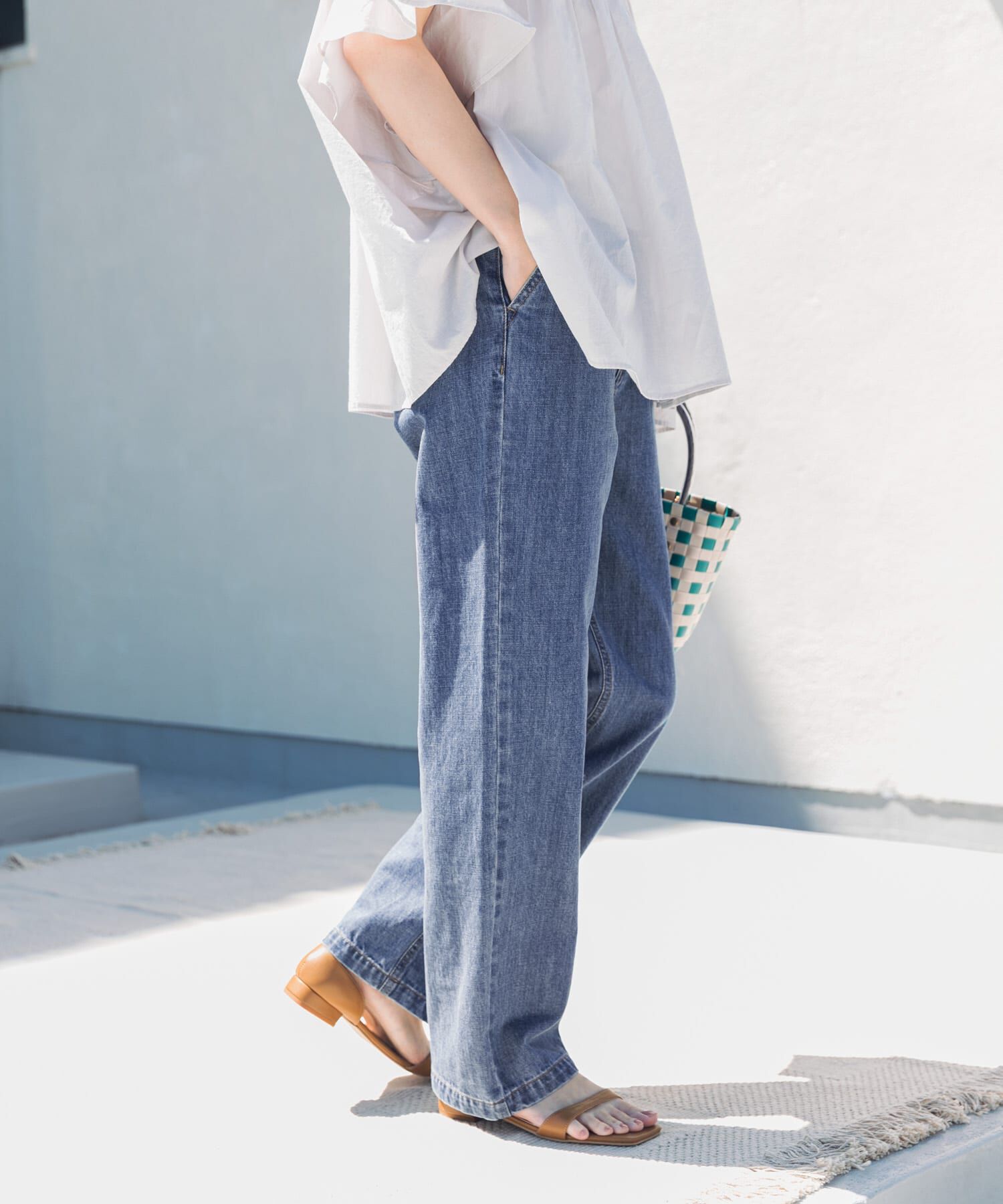 URBAN RESEARCH DOORS「デニムワイドパンツ」|その他|