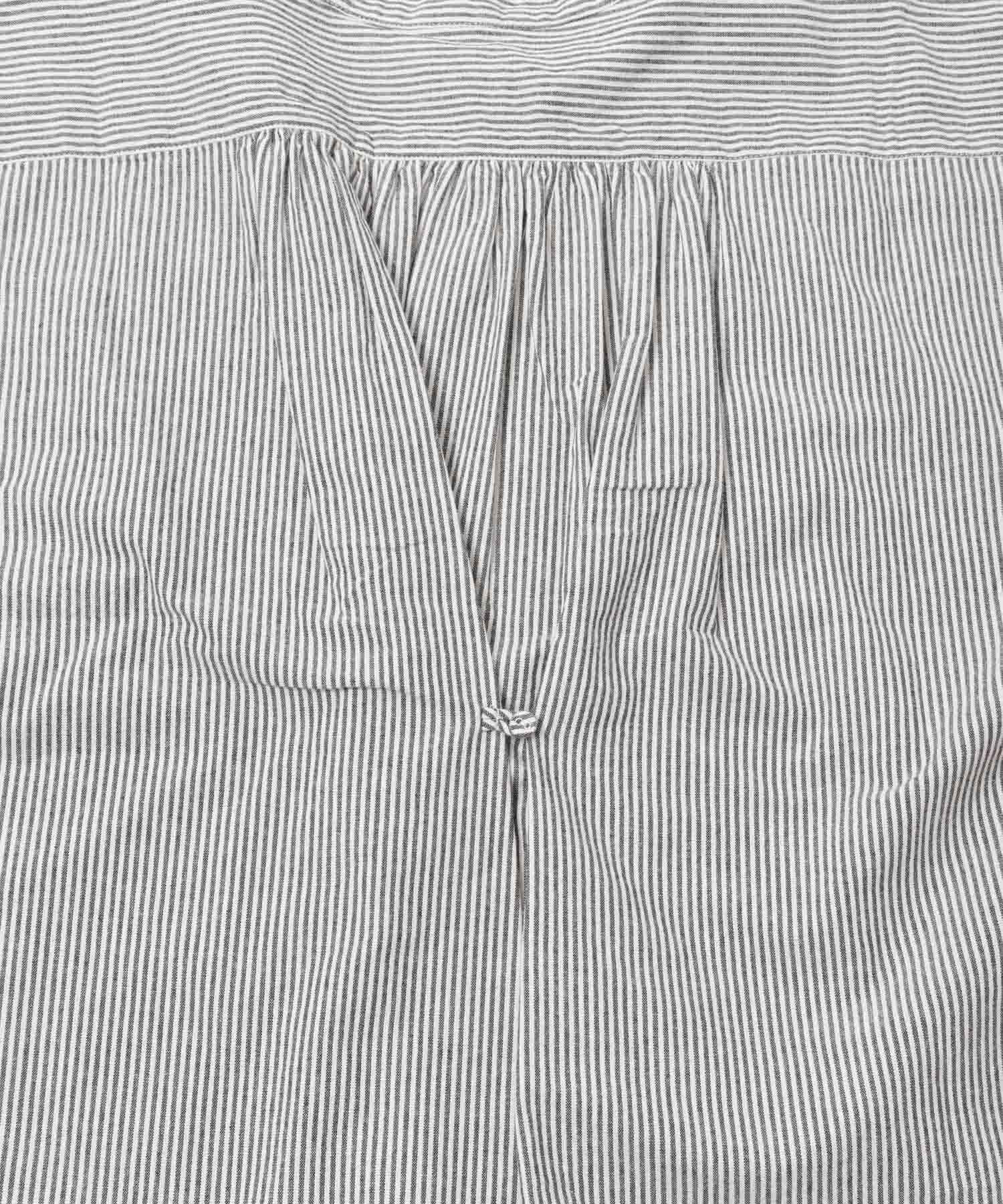 URBAN RESEARCH DOORS「ストライプクロップドブラウス」|シャツ・ブラウス|