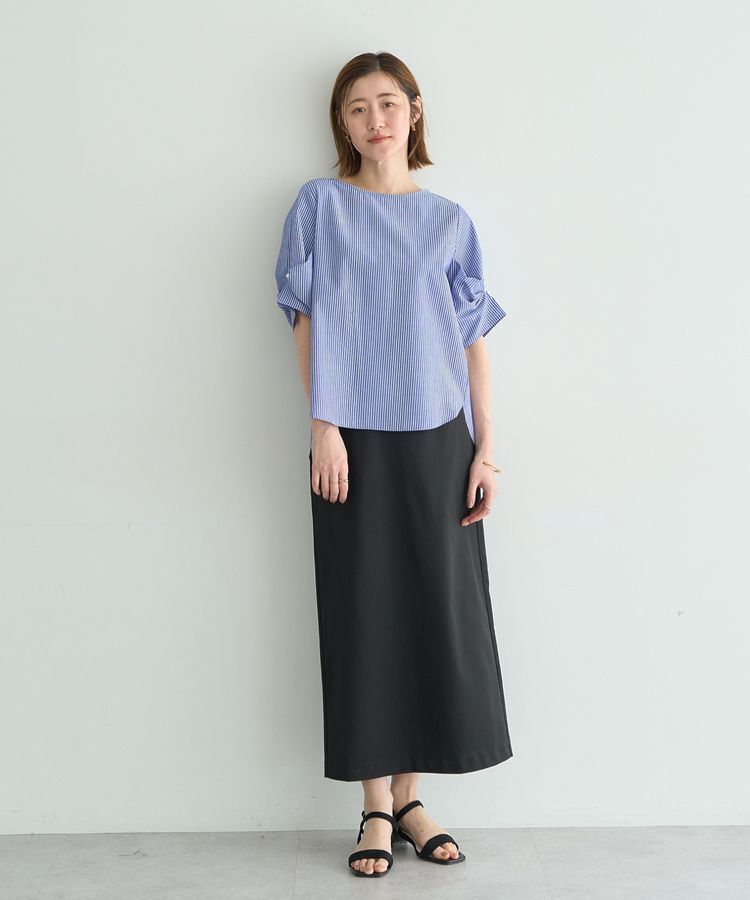 YECCA VECCA「パールタックスリーブブラウス」|シャツ・ブラウス|
