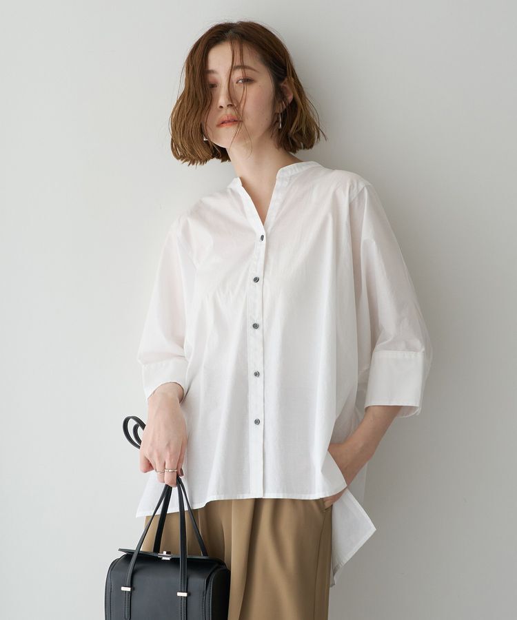 YECCA VECCA「ペーパータッチドルマンシャツ」|シャツ・ブラウス|