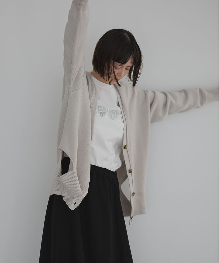 GARAGE OF GOOD CLOTHING「カットアウトニットカーディガン」|カーディガン|