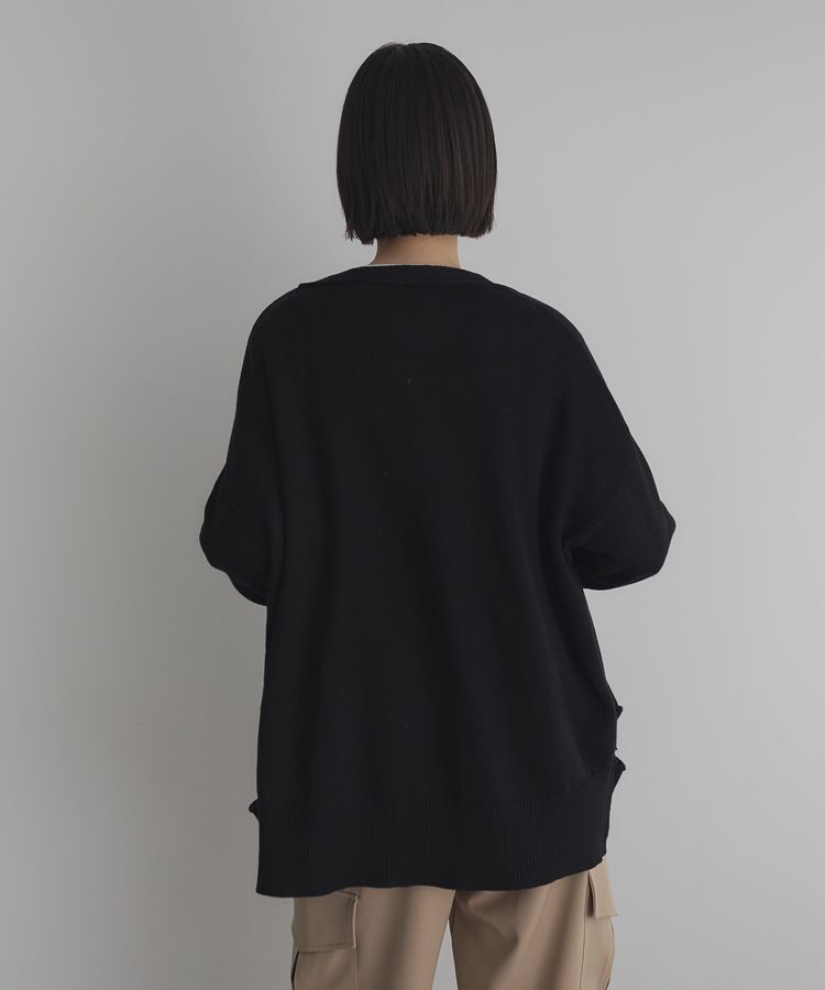 GARAGE OF GOOD CLOTHING「カットアウトニットカーディガン」|カーディガン|
