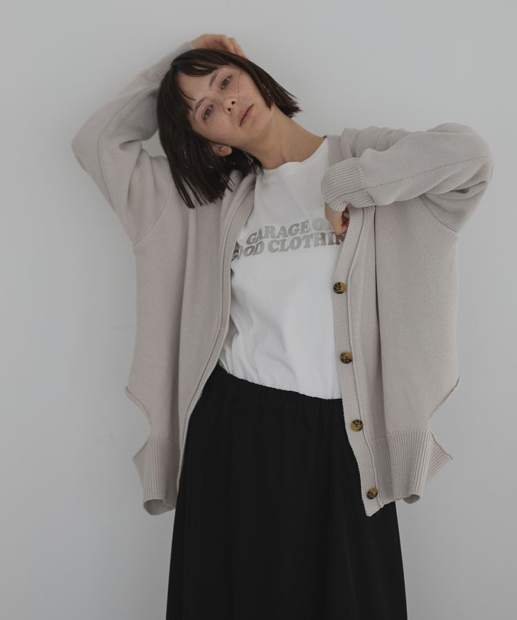 GARAGE OF GOOD CLOTHING「カットアウトニットカーディガン」|カーディガン|