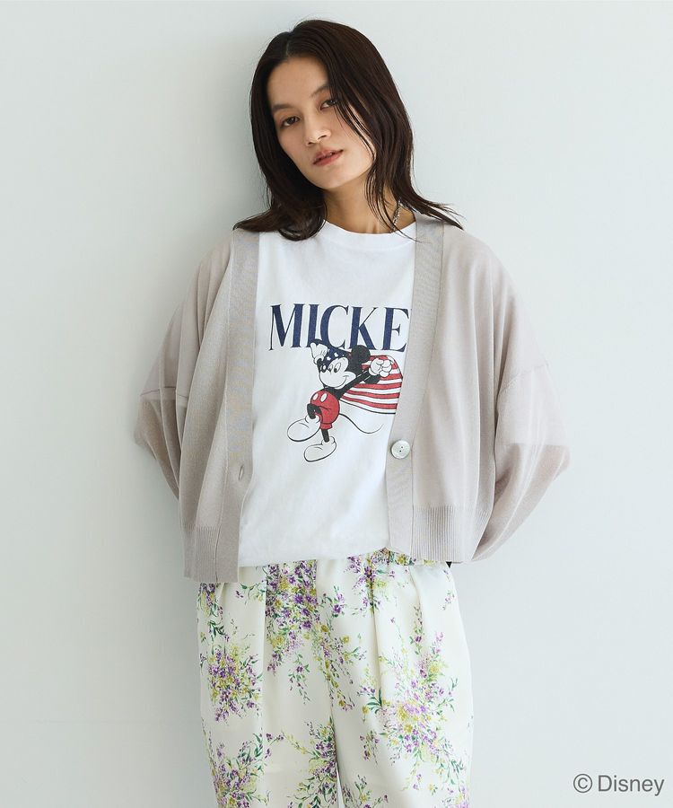 GARAGE OF GOOD CLOTHING「シアーショートドルマンニットカーデ」|カーディガン|Gray Beige