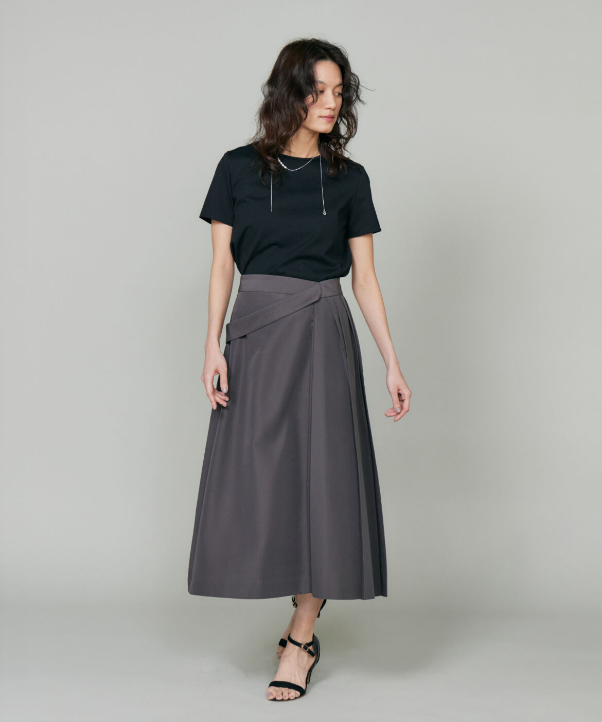 la veille by SUPERIOR CLOSET「ラップライクスカート」|スカート|