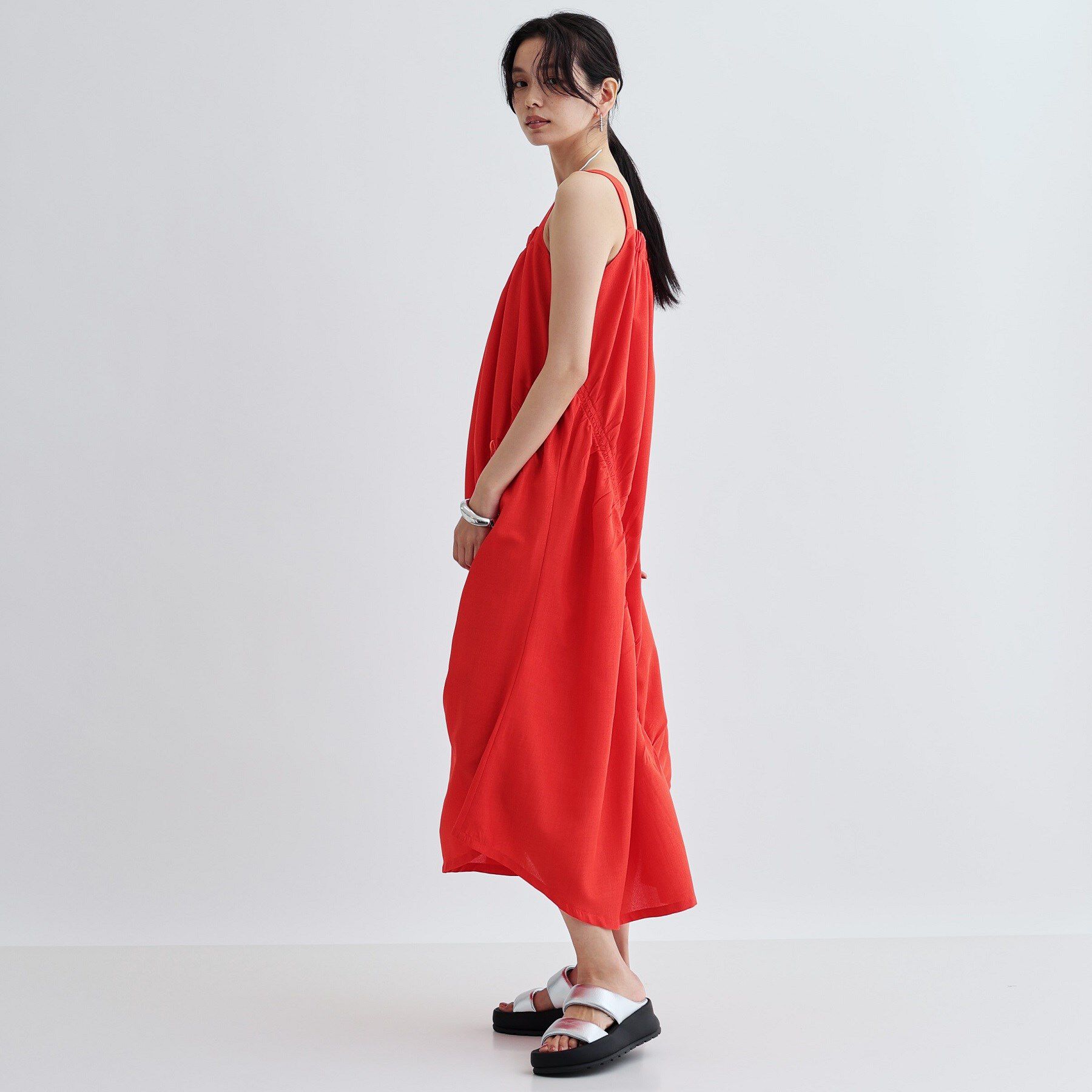 GALLEST「イレギュラーシャーリングワンピース」|ワンピース|