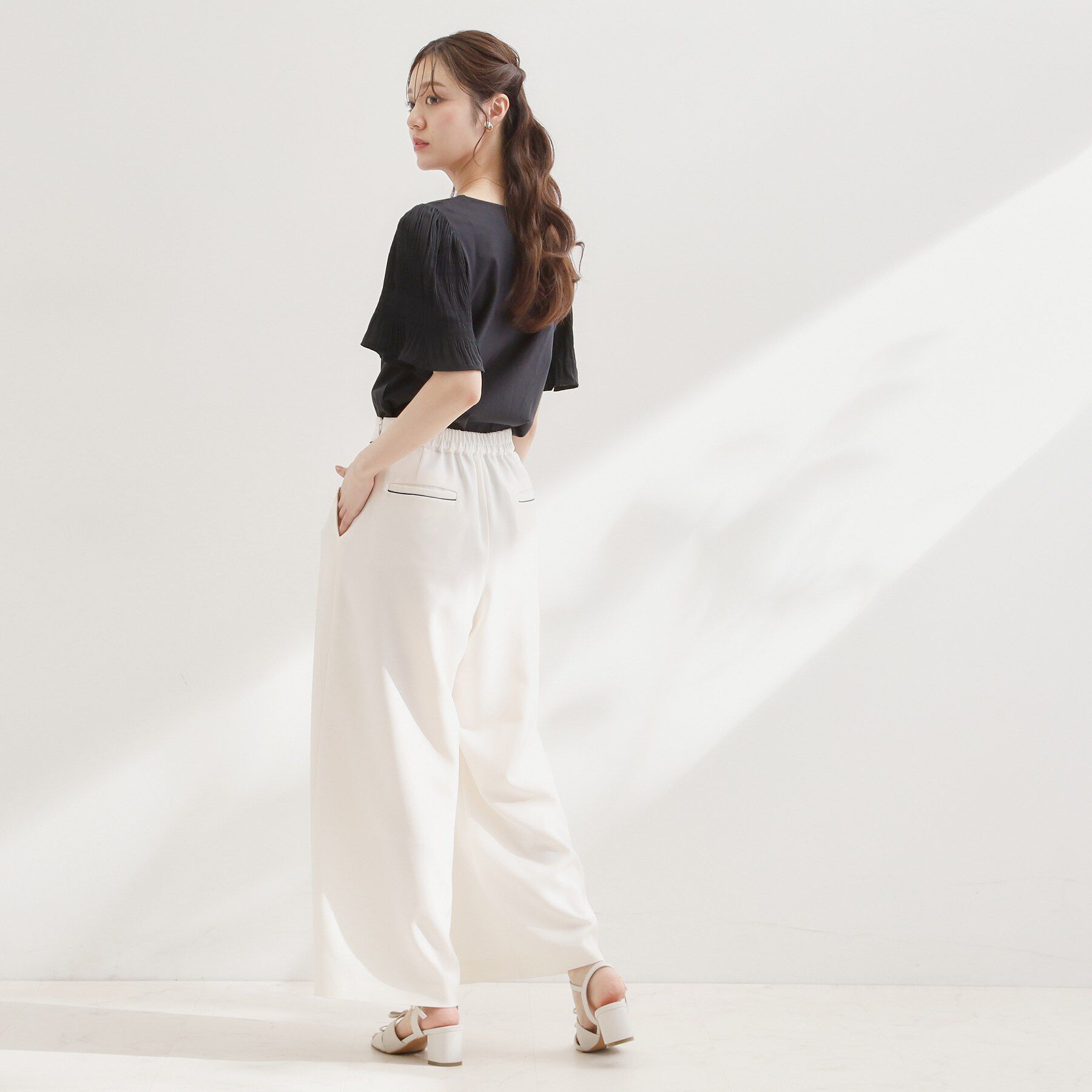 Couture broach「60シルマジョリカプリーツスリーブ」|Tシャツ・カットソー|