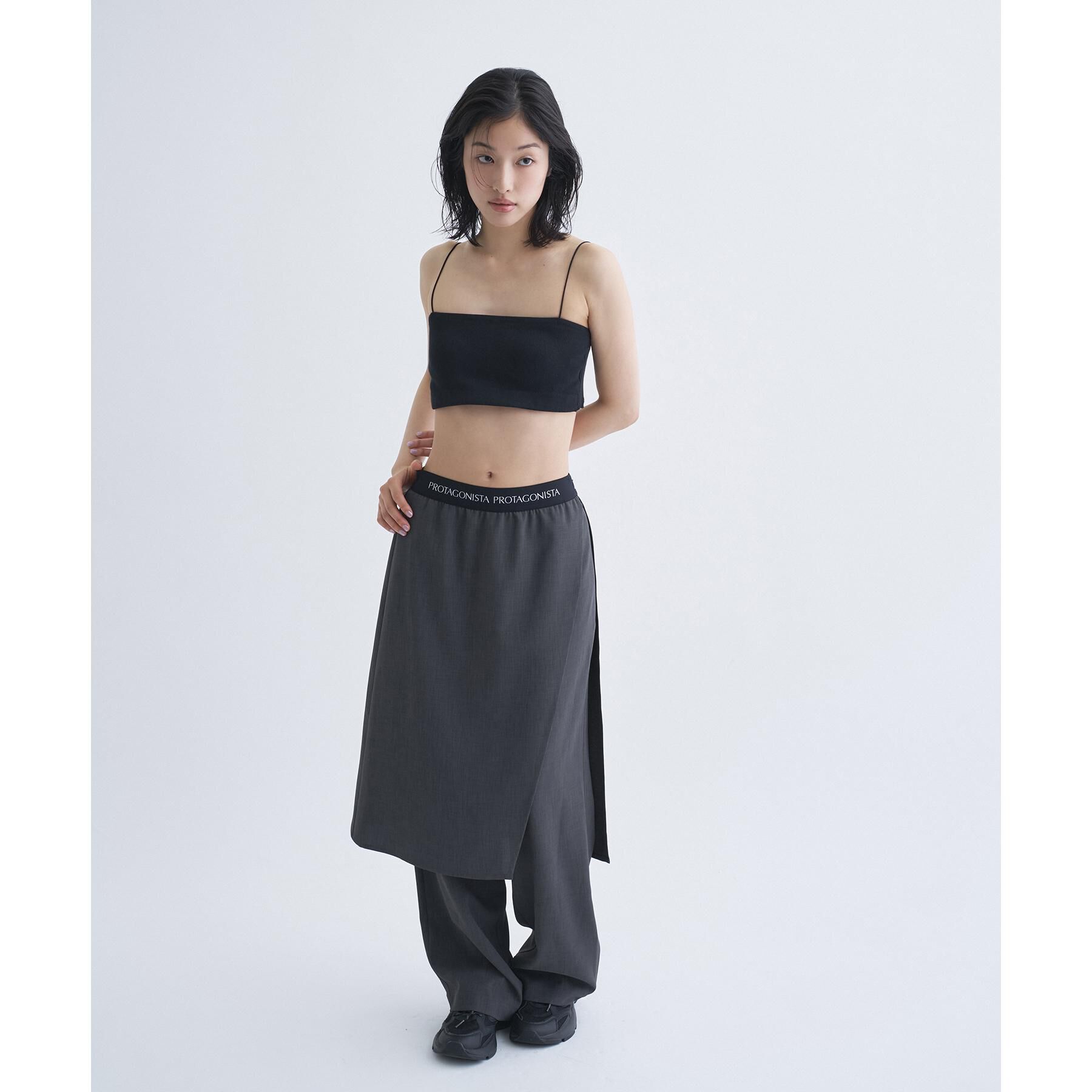 CODE A「【Re】bandeau bra short top」|チューブトップ|