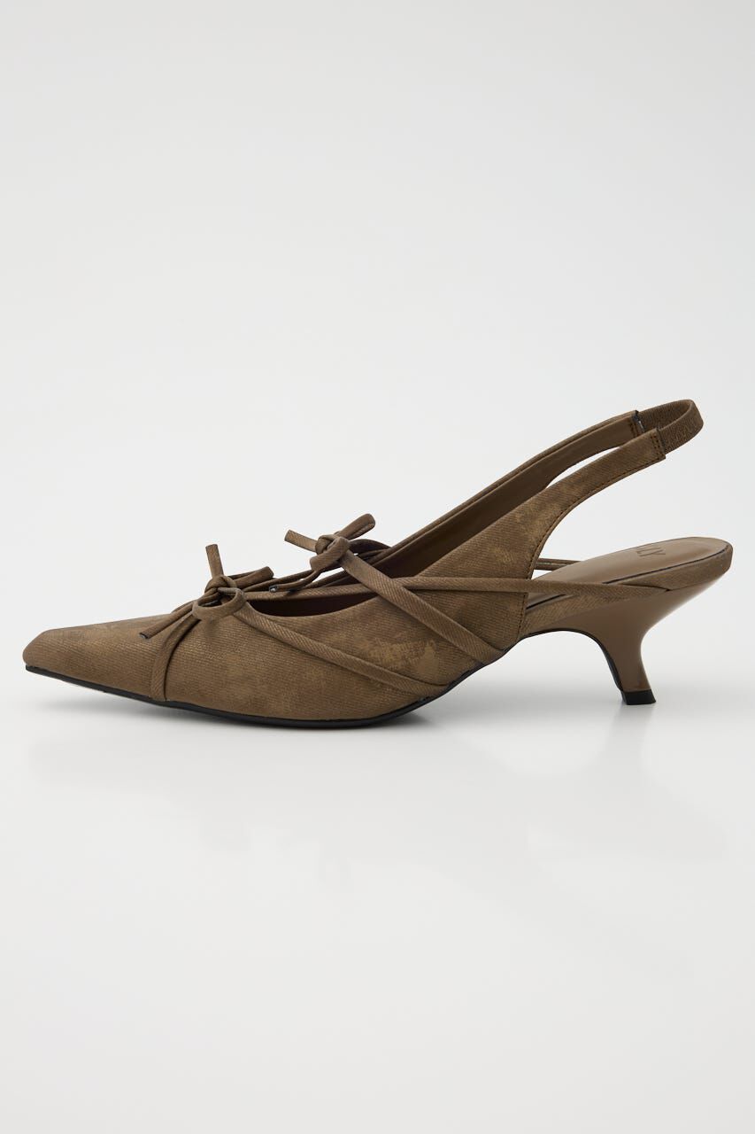 SLY「SLING BACK RIBBON ミュール」|サンダル|