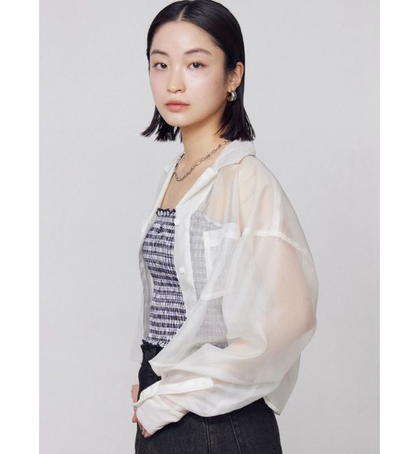 EMODA「【NEWカラー登場！】エアリーショートシャツ」|シャツ・ブラウス|