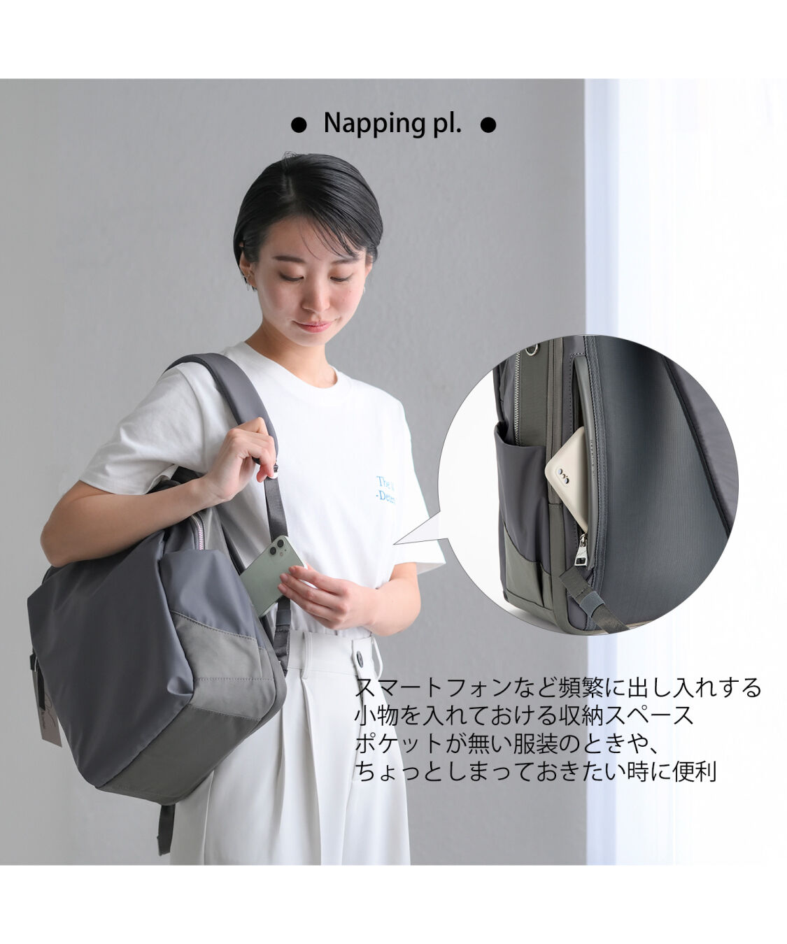 W&.Day/Night「W&.Day/Night/ダブルアンドデイナイト ポルク スクエアリュック 13.3インチPCサイズ 15236」|リュック|