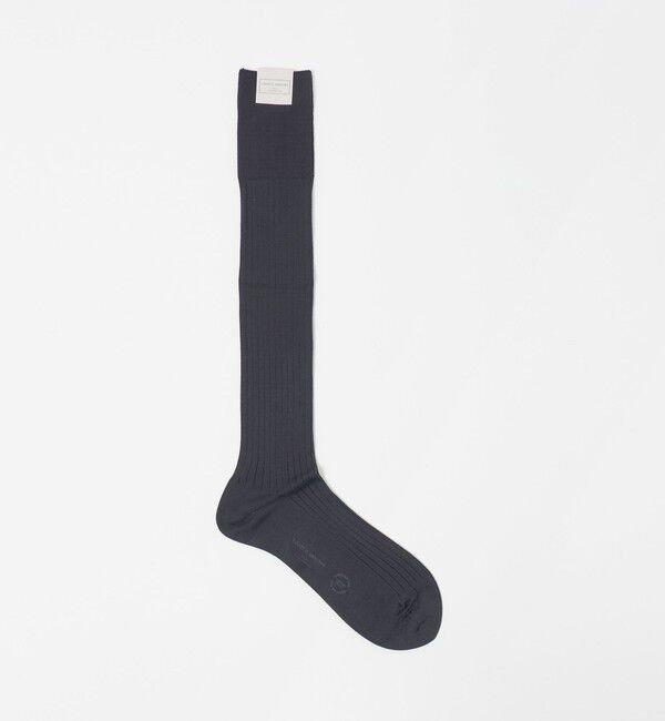 UNITED ARROWS「リブ ホーズ ソックス」|ソックス|DK.GRAY