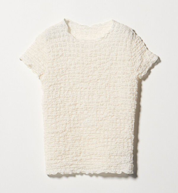 BEAUTY&YOUTH UNITED ARROWS「【WEB限定】シュリンクレース プルオーバー」|Tシャツ・カットソー|OFF WHITE