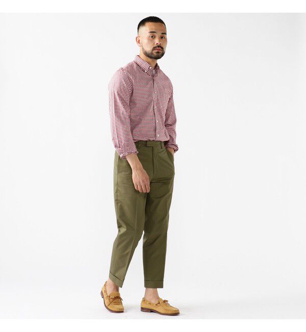 BEAMS PLUS「BEAMS PLUS / コットンツイル アイビー トラウザーズ アンクルカット」|その他|