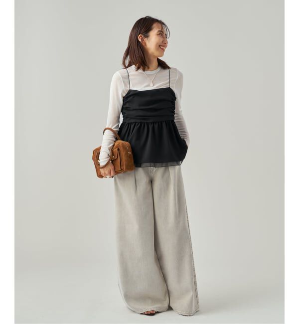VERMEIL par iena「Tiered キャミトップ」|キャミソール|