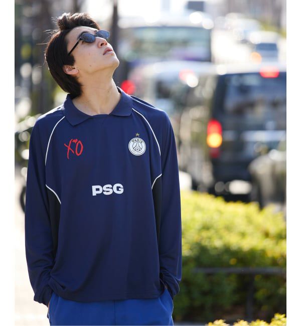 Paris Saint-Germain「【Paris Saint-Germain / パリ・サン＝ジェルマン】PSG X XO LONG SLEEVE JERSEY」|Tシャツ・カットソー|ネイビー
