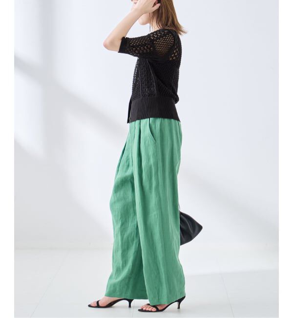 journal standard L'essage「《予約》レースジャガードポロシャツニット」|ニット・セーター|