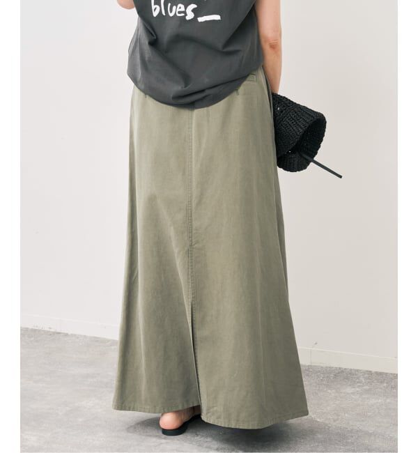 Spick and Span「ウォッシュドツイルナロースカート」|スカート|