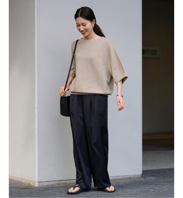 ≪WEB先行 / 追加≫LINEN TERRY LOOSEプルオーバー（FRAMeWORK