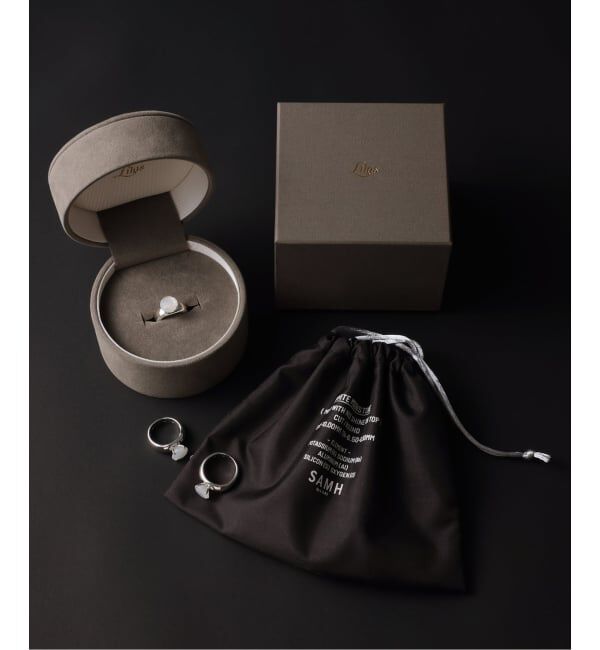Spick and Span「《予約》【SAMH by LILAS】 MELTED MOON RING SV」|リング|
