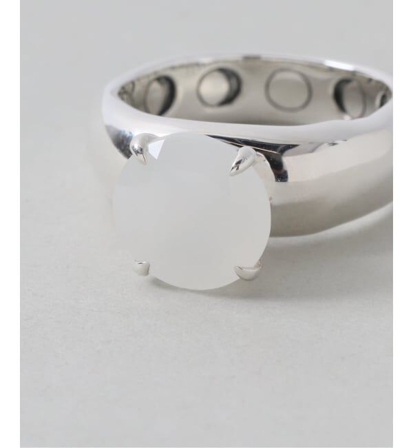 Spick and Span「《予約》【SAMH by LILAS】 MELTED MOON RING SV」|リング|