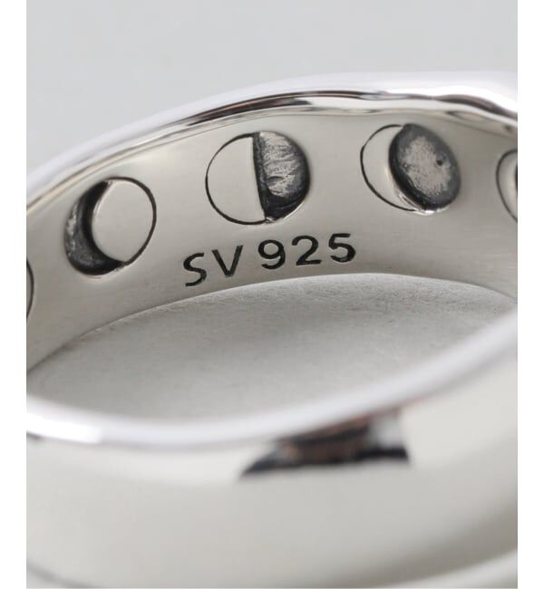 Spick and Span「《予約》【SAMH by LILAS】 MELTED MOON RING SV」|リング|