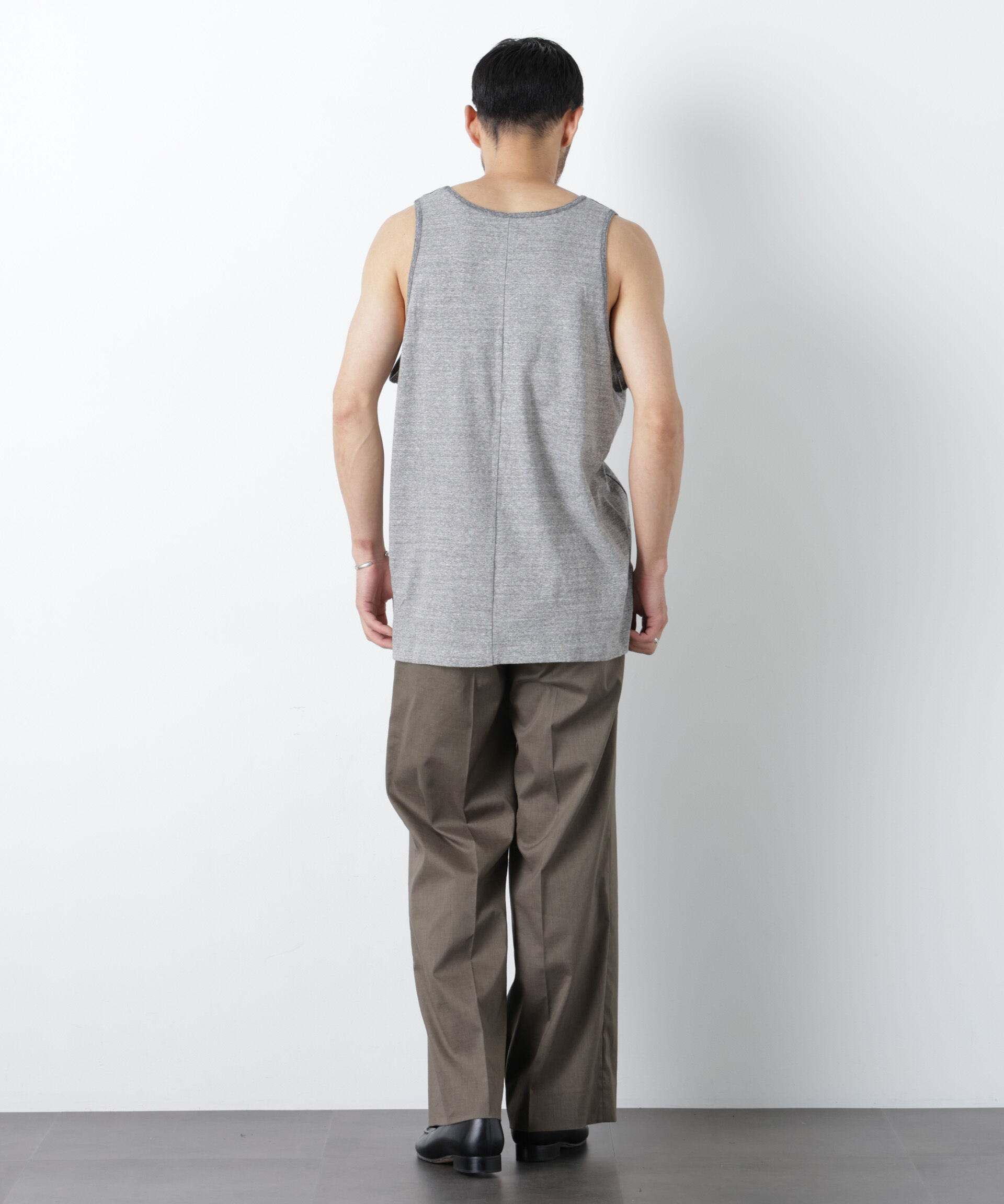 nano･universe「Raffy Cotton Jersey_切替タンクトップ」|Tシャツ・カットソー|
