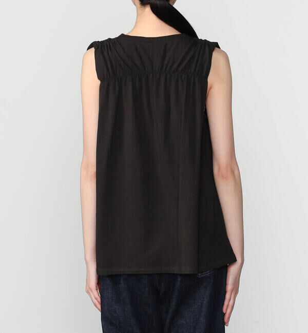  「WALANCE | ナチュラルダイ ミントジャージースリーブレストップ WOMEN」|Tシャツ・カットソー|