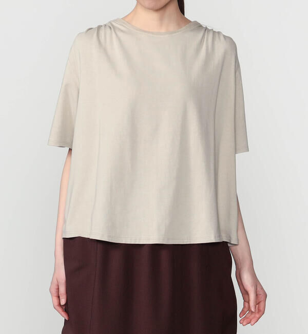  「WALANCE | ナチュラルダイ ミントジャージーTシャツ WOMEN」|Tシャツ・カットソー|