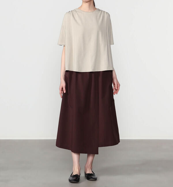  「WALANCE | ナチュラルダイ ミントジャージーTシャツ WOMEN」|Tシャツ・カットソー|