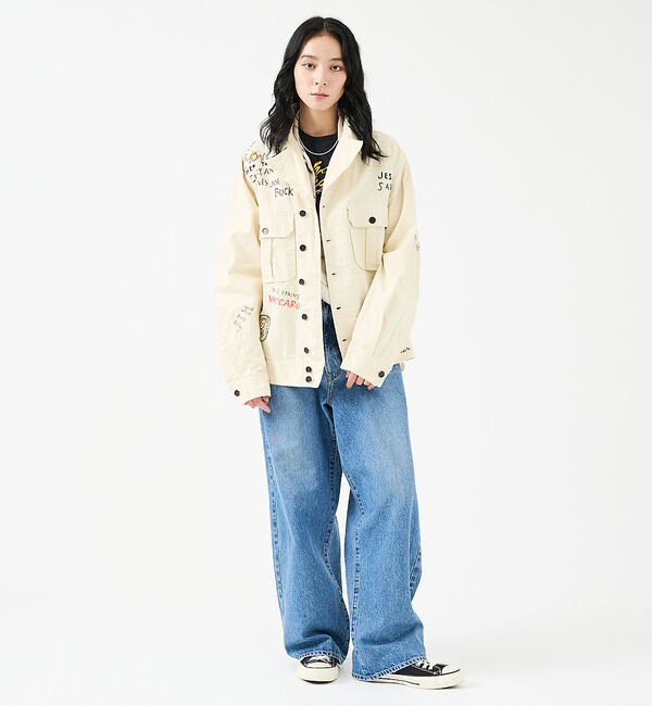 Rouge vif「【THRIFTY LOOK/スリフティルック】MEMORIAL M-43 JAC」|ブルゾン・スタジャン|