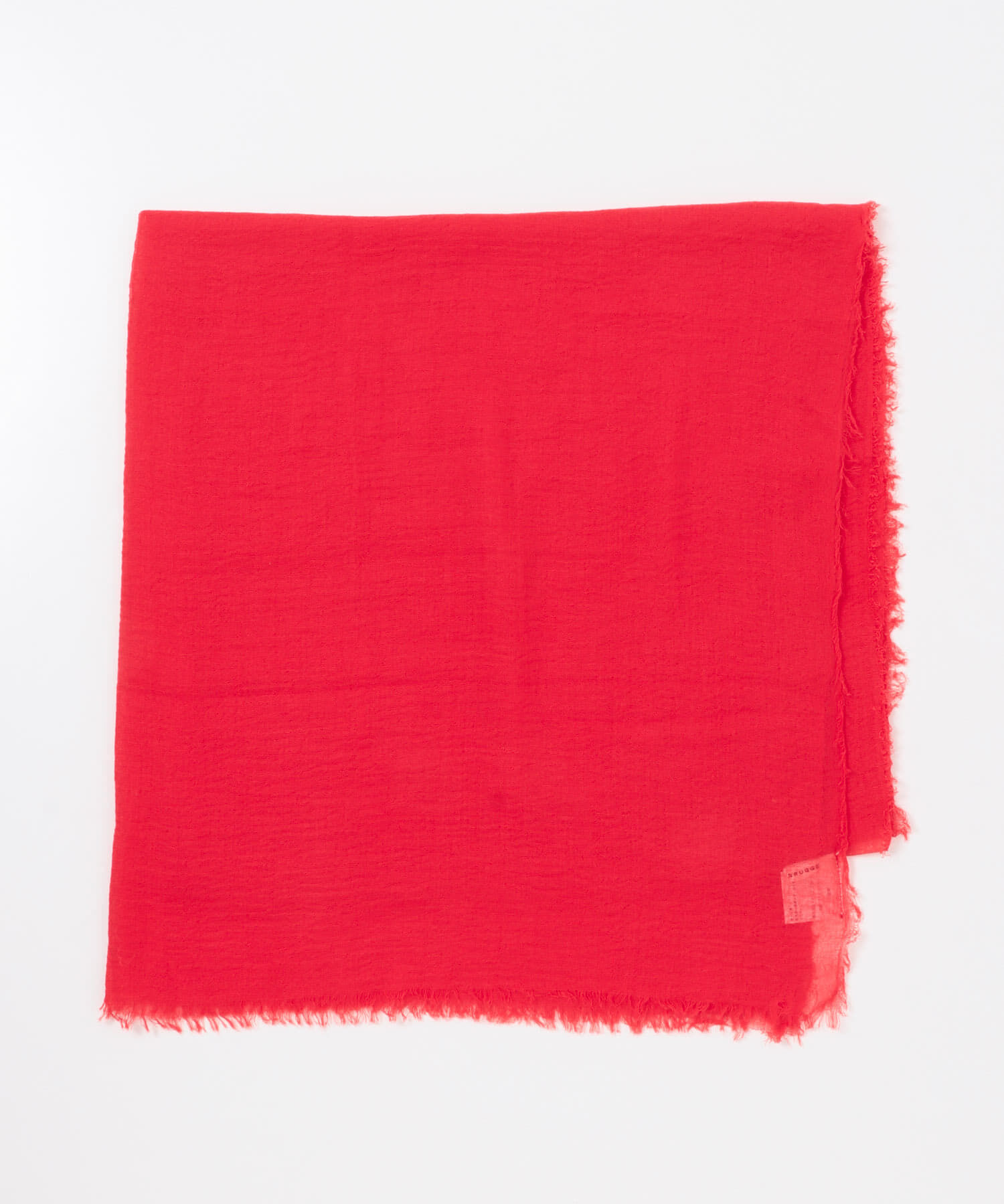 RODE SKO「atelier brugge　SHRINK STOLE」|ストール|レッド