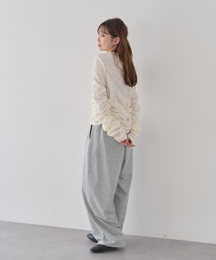 earth music&ecology「レースレイヤード風スウェットパンツ」|その他|