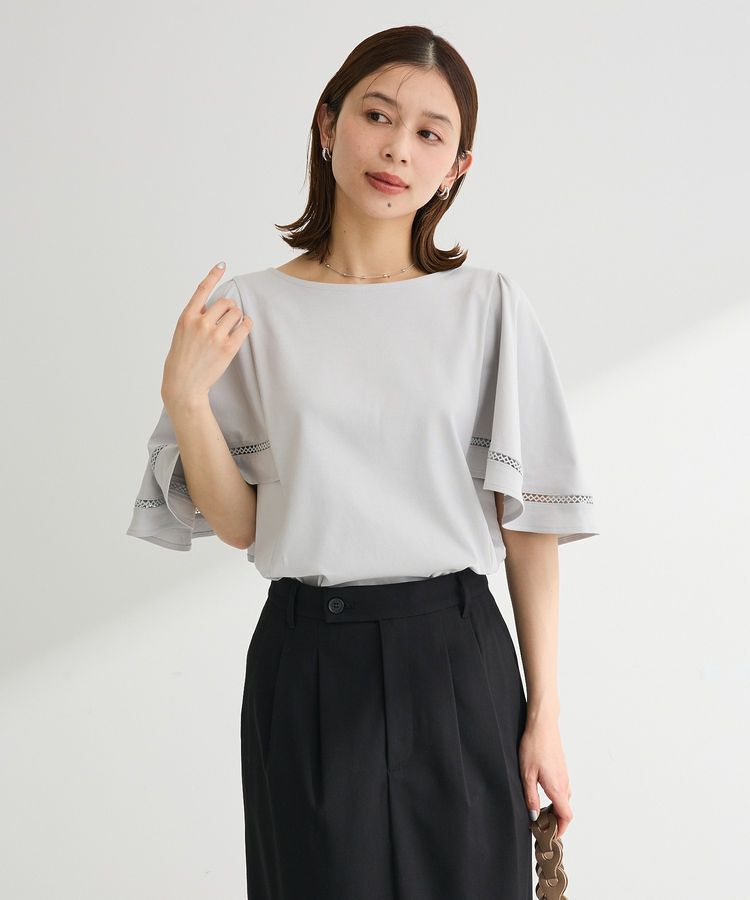 Green Parks「華やぎカットソー(フレアスリーブ)」|Tシャツ・カットソー|