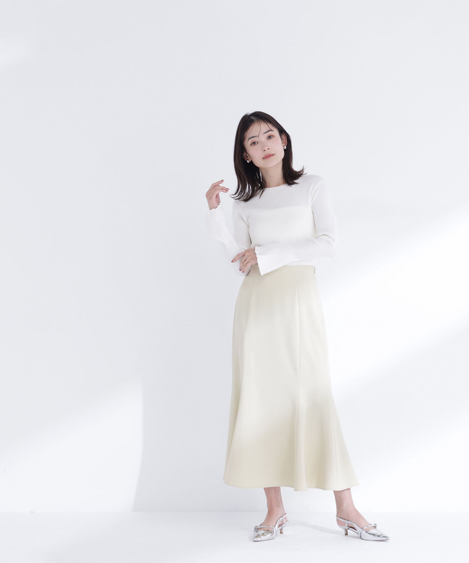  「ドットジャガードニット」|ニット・セーター|