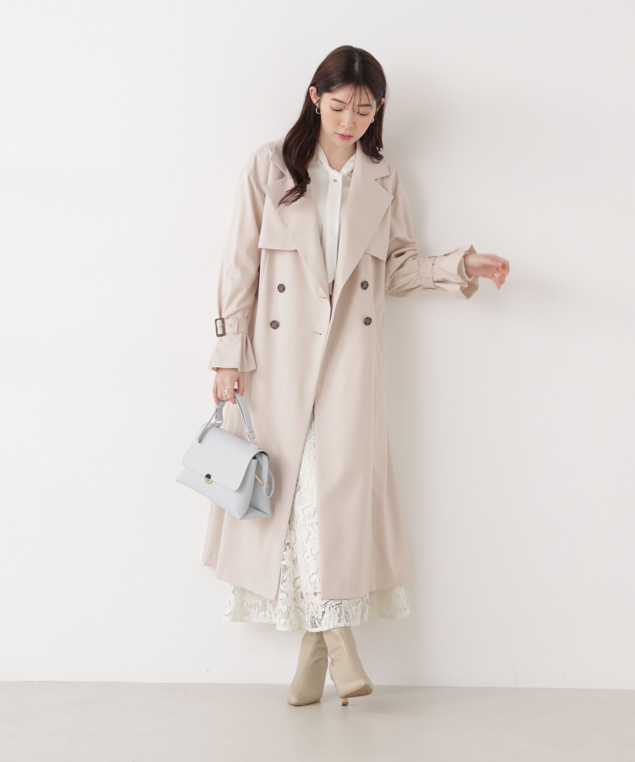 PROPORTION BODY DRESSING「キラ釦ボウタイブラウス　26SS」|シャツ・ブラウス|