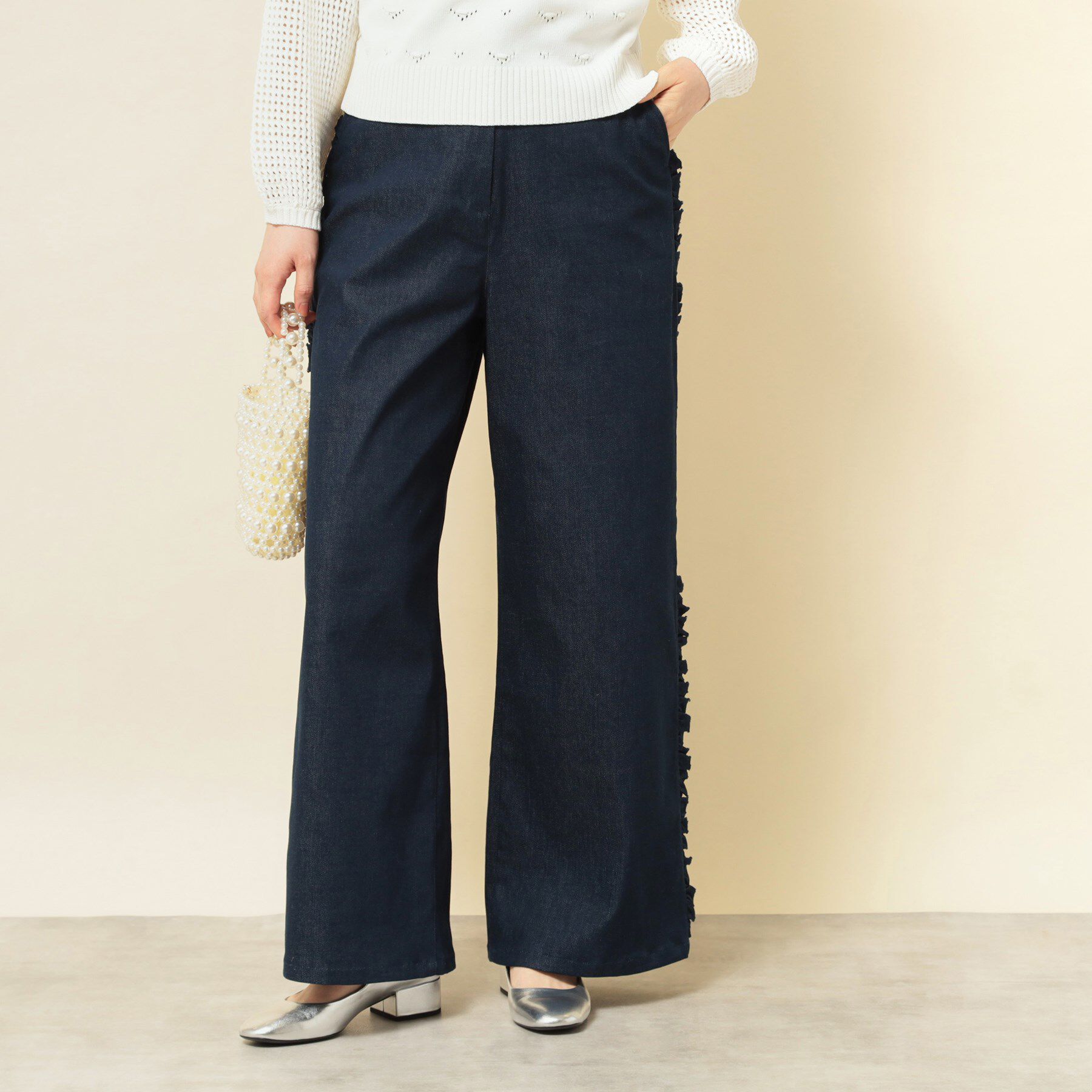 SunaUna「【COLLECTION LINE】フリルデニム」|その他|