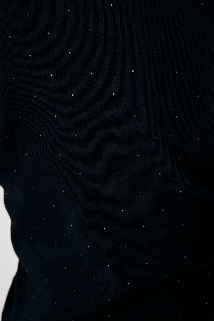 MOUSSY「RHINESTONE ニットトップス」|ニット・セーター|